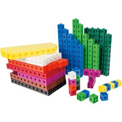 Steckw�rfel 500 St�ck, 10 Farben, 20 mm, ab 5 Jahre