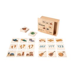 Trimo, Dominos und Memo-Spiele, ab 5 Jahre
