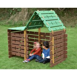 Aufbaubares Blockhaus, 60-teilig, ab 2 Jahren