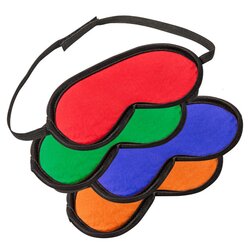 Augenbinde farblich sortiert (4 St�ck)