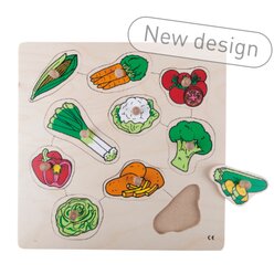 Steckpuzzle Gem�se, ab 3 Jahre