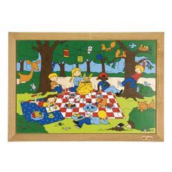 Puzzle Kinderaktivit�ten - Picknick, ab 3 Jahre