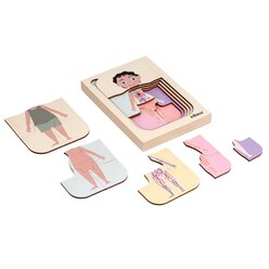 Lagenpuzzle Der menschliche K�rper - Junge