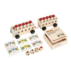 Rechen-Bus mit Anh�nger mini, Lernspiel, ab 4 Jahre