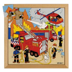 Thema-Puzzle Stra�e - Feuer, ab 4 Jahre