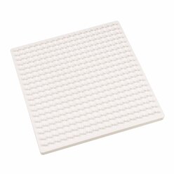 Perlenbrett, wei�, quadratisch