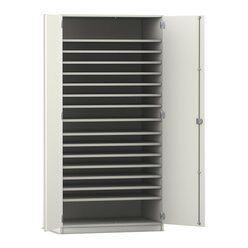 Flexeo Papierschrank Lars, wei�, 15 Fachb�den