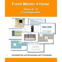 Fresh Minder 4 Home Software, 1-Platz Lizenz (Download Version - nur f�r WINDOWS!) - �bungen 30-37