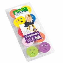 Jumbo Stempel - Thema Gef�hle und Emotionen - 10 St�ck, Gr��e 8 cm
