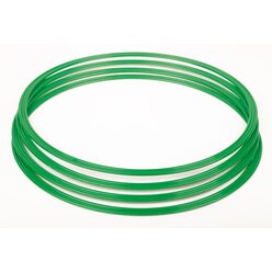 Gymnastik-Reifen, Flachreifen 40 cm gr�n (4 St�ck)