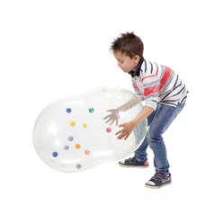 Gymnic Physio Activity Roll  � 55 cm, 90 cm lang, transparent mit bunten B�llen
