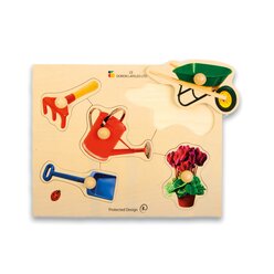 Holz-Puzzle Garten mit gro�en Griffen, ab 3 Jahre
