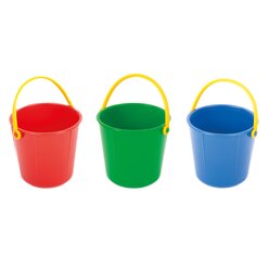 Spielzeugeimer 2 Liter, rot (3 St�ck)