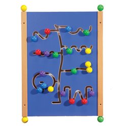 RoadRunner blau MDF, 80 x 56 cm, Wandspiel