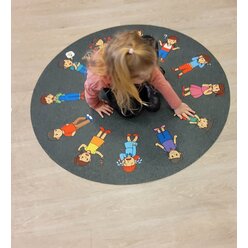 Emotionsteppich, Durchmesser 200 cm