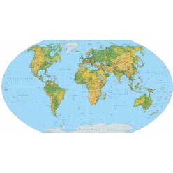 Erde physisch, Lernteppich