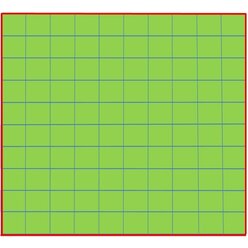 Hunderter ArbeitsMat, Lernteppich mit 100 Zahlenk�rtchen