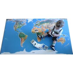 Indoor Spielteppich Tiere inkl. 36 K�rtchen