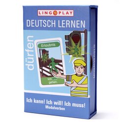 Deutsch Lernen: Ich kann! Ich will! Ich muss! Modalverben, Kartenspiel f�r 2-4 Spieler ab 9 Jahre