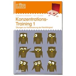 L�K Konzentrationstraining 1, ab 1. Klasse