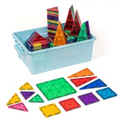 MagGenius Magnetic Building Blocks, 200 Teile in Aufbewahrungsbox