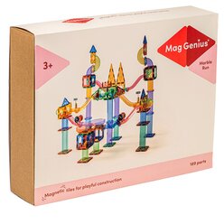 MagGenius Magnetic Marble Run, Kugelbahn mit 189 Teilen