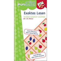 miniL�K Exaktes Lesen, Heft, 1.-2. Klasse