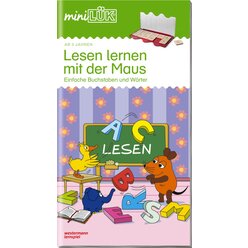 miniL�K Lesen lernen mit der Maus 1, Heft, ab 5 Jahre