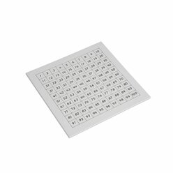 Kontrollkarte f�r das Hunderterbrett, ab 6 Jahre