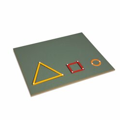 Arbeitsbrett f�r den Geometriekasten, ab 9 Jahre