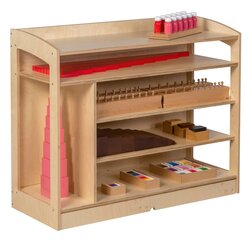 Sinnesmaterialschrank ohne R�ckwand