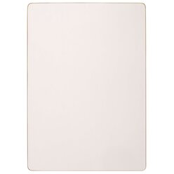 Tischplatte rechteckig: milchwei� - 118 x 75 x 2 cm