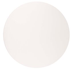 Tischplatte rund: milchwei� - � 115 x 2 cm