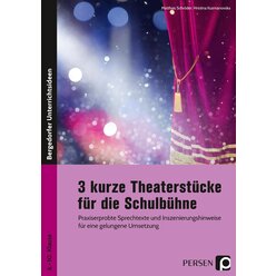 3 kurze Theaterst�cke f�r die Schulb�hne, Buch, 6. bis 10. Klasse