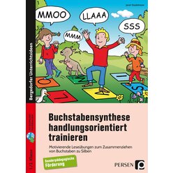 Buchstabensynthese handlungsorientiert trainieren, Buch, 1. und 2. Klasse