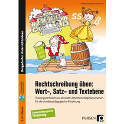 Rechtschreibung �ben: Wort-, Satz- und Textebene, Buch, 5. und 6. Klasse