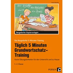 T�gl. 5 Min. Grundwortschatz-Training - 1./2. Kl., Kopiervorlagen