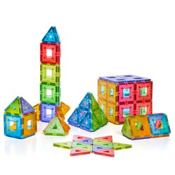 Translucent Polydron KinderMag Class Set, 96 Teile, ab 1 Jahr