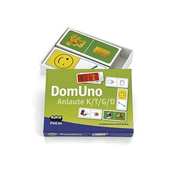 DomUno Anlaute K/G/T/D, Sprachlernspiel, ab 5 Jahre