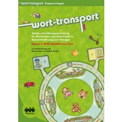 Wort-Transport Mappe 4: SPIELWAREN und Tiere, Kopiervorlagen, ab 5 Jahre
