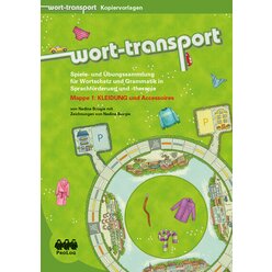 Wort-Transport Mappe 1: KLEIDUNG und Accessoires, Kopiervorlagen , ab 5 Jahre