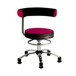 Sanus Gesundheitsstuhl 36-43 cm, Stoff pink/schwarz, mit Gleiter