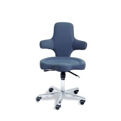 Sanus B�rostuhl Variowip, Sitzh�he 44-57 cm, Stoff, grau, mit Feststeller