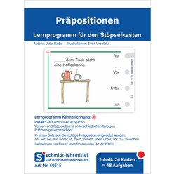 St�pselkarten 'Pr�positionen'