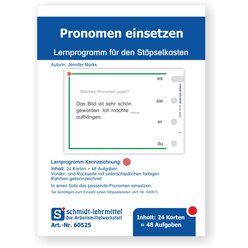 St�pselkarten 'Pronomen einsetzen'