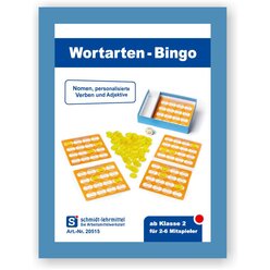 Wortarten Bingo