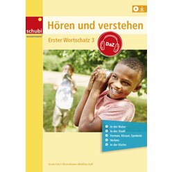 H�ren und Verstehen DaZ Erster Wortschatz 3, Heft plus Audio-CDs, 5-9 Jahre