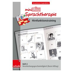 miniL�K-Sprachtherapie - Hirnfunktionstraining, Heft 4, ab 16 Jahre
