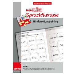 miniL�K-Sprachtherapie - Hirnfunktionstraining, Heft 5, ab 16 Jahre