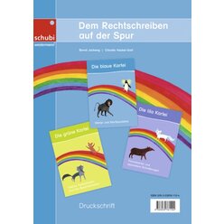 Rechtschreibkartei 3, Ausgabe in Druckschrift, ca. 242 Karten, 1.-4. Klasse